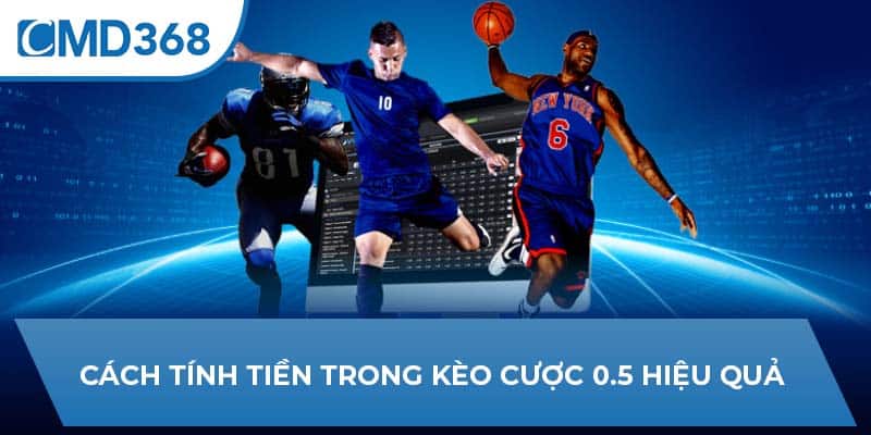 Cách tính tiền trong kèo cược 0.5 hiệu quả 